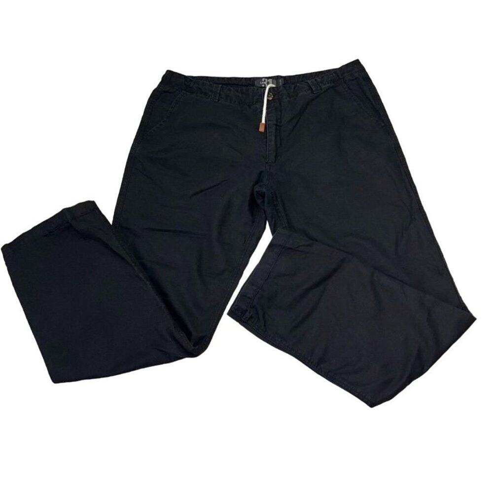 LE 31 By Simons Coupe Sydney Fit Comfort-waist Cotton and Linen Mens Pant 38-32L
